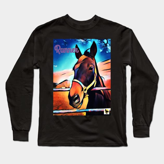 Runner Long Sleeve T-Shirt by SunshineHorses